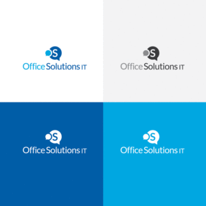 Office solutions logo branding